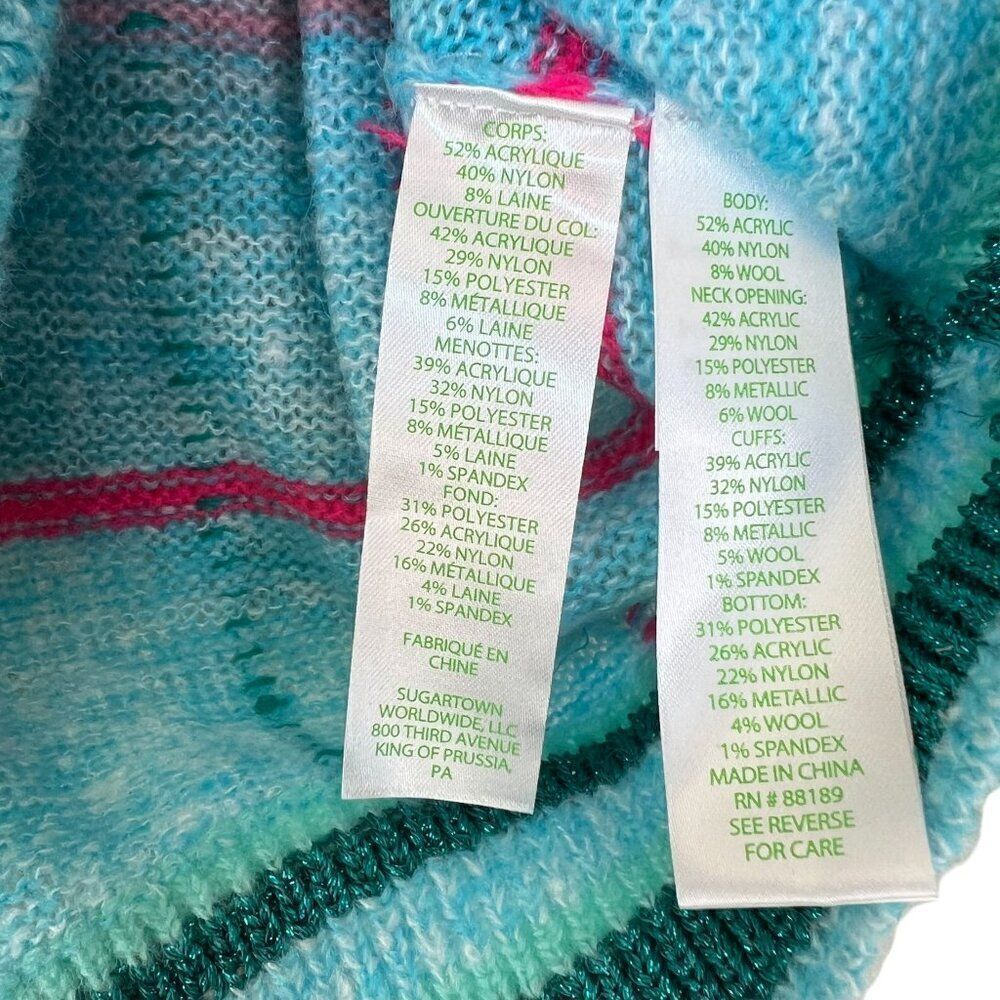 NWT! Lilly Pulitzer Hail Sweater Seabreeze Blue Playful Plaid Size Small - Picture 4 of 5